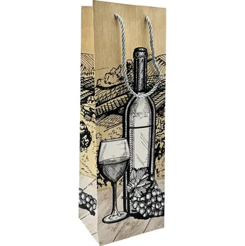 Dárková taška Dárková taška na víno 10×35 cm A5684.04