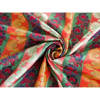 HEDVA ČESKÝ BROKÁT Ondryps 160 krojový brokát RŮŽE A VĚJÍŘKY barevná | 23