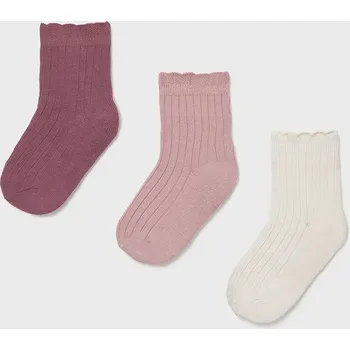 Dětské ponožky Mayoral 10011.4D.Baby.9BYA růžová 30X, vel. 19/22