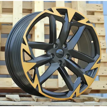 Disk Alu kola Racing Line YF3005, 20x8.5 5x112 ET38, černá matná + měděná barva leštění (zátěžová) vhodné pro Cupra Terramar