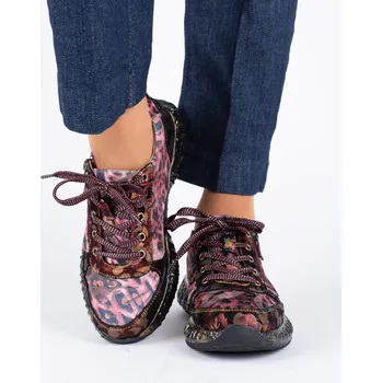 Dámské sandále Dámské tmavě růžové tenisky Laura Vita Burton 43 Rouge Velikost: 40