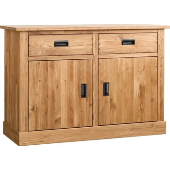 Komoda Dřevěná masivní dubová komoda Leo 5