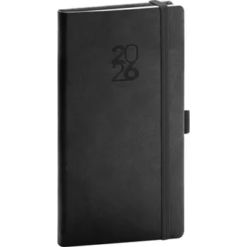 Diář Aprint Top týdenní černý kapesní diář