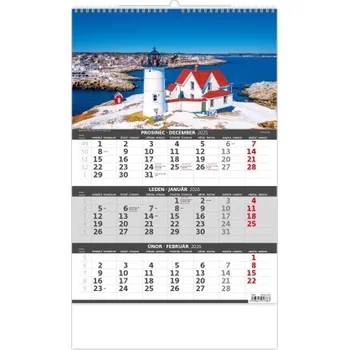 Kalendář Pobřeží – 3měsíční nástěnný kalendář