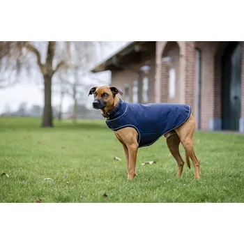 Obleček pro psa HORSEWARE Deka pro psy Signature Horseware, nepromokavá, 100 g, navy M