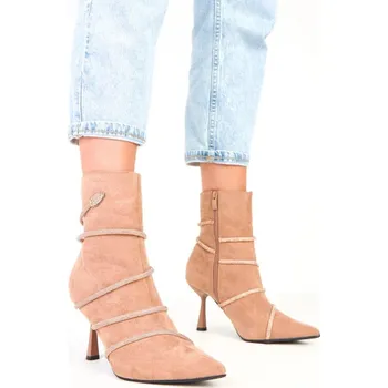 Dámské kozačky Boty na podpatku model 217923 Solea 38