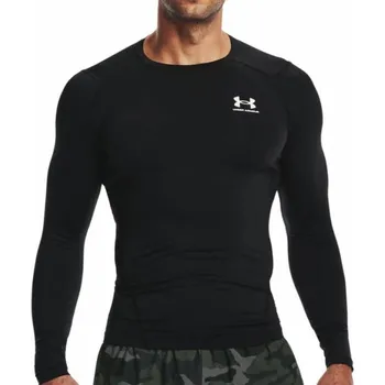 Ribano - Triko Under Armour HeatGear Armour Comp LS Senior Black Velikost: XXL