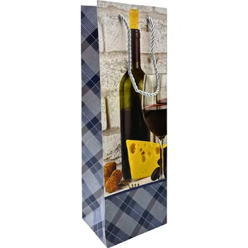 Dárková taška Dárková taška na víno 10×35 cm A5682.02