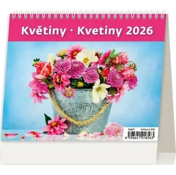 Kalendář MiniMax Květiny stolní kalendář