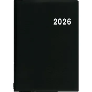 Diář PVC týdenní černý kapesní diář Ladislav