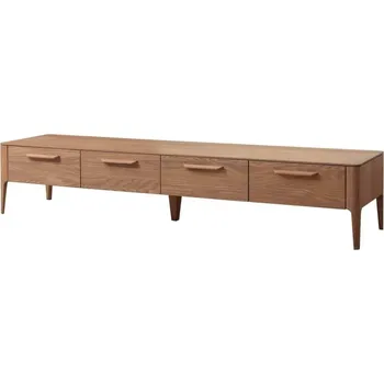 Televizní stolek Dubová komoda pod TV Atlanta 4 - Americký ořech