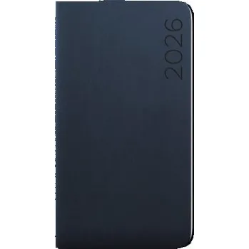 Diář Nuba týdenní antracitový kapesní diář Jakub