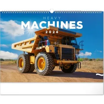 Kalendář Stavební stroje nástěnný kalendář
