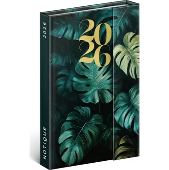 Diář Monstera magnetický týdenní diář B6