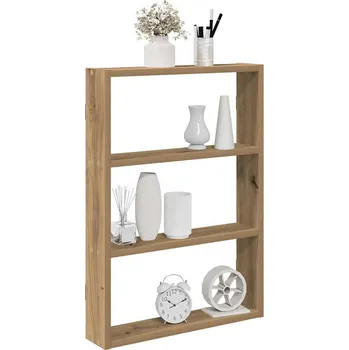 police vidaXL Nástěnná police 43 x 9 x 60 cm kompozitní dřevo [860049] Barva: dub artisan