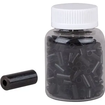 Komponent pro jízdní kolo Koncovka bowdenu PRO-T 4mm černá CNC (láhev 250ks)