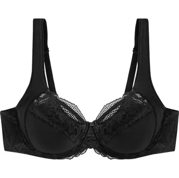 Podprsenka Dámská podprsenka Modern Lace+Cotton W02 - BLACK - černá 0004 - TRIUMPH BLACK 85D