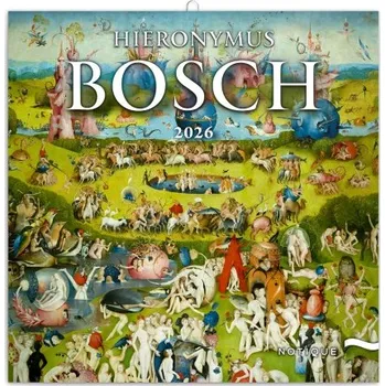 Kalendář Hieronymus Bosch poznámkový nástěnný kalendář