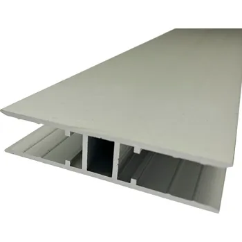 Zahradní stavba Spojovací H profil pro tl. 10 mm z hliníku stříbrný elox 3000 mm