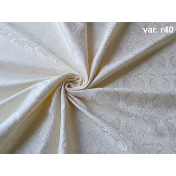 HEDVA ČESKÝ BROKÁT Luxusní brokát 160 50749 LABUTĚ ecru | R40