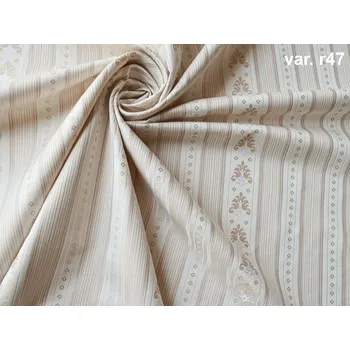 HEDVA ČESKÝ BROKÁT Luxusní brokát 160 50749 ORNAMENT ecru | R47