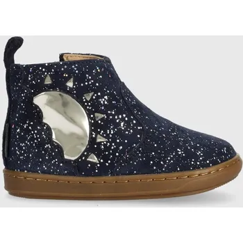 Dámské polobotky Dětské semišové polobotky Shoo Pom P4ABDR0401 námořnická modř 59X, EUR 20