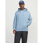 Jack&Jones pánská mikina s kapucí JJESTAR BASIC SWEAT HOOD NOOS 12257852 CHAMBRAY BLUE s