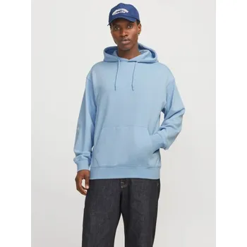Pánská mikina Jack&Jones pánská mikina s kapucí JJESTAR BASIC SWEAT HOOD NOOS 12257852 CHAMBRAY BLUE s