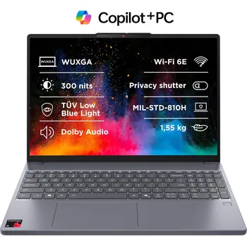 Notebook Lenovo IdeaPad Slim 3 15Q8X10 Luna Grey kovový 83N3001PCK