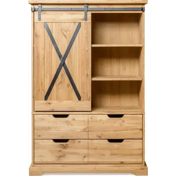 Šatní skříň Masivní skříň Railway 1