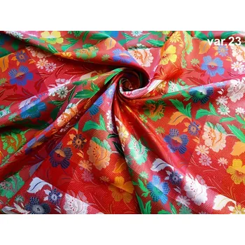 HEDVA ČESKÝ BROKÁT Ondryps 160 krojový brokát MÁK barevná | 23