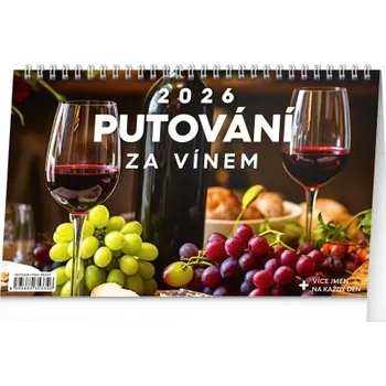Kalendář Putování za vínem stolní kalendář