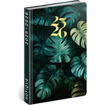 Diář Petito 18měsíční diář B6 Monstera 2025/2026