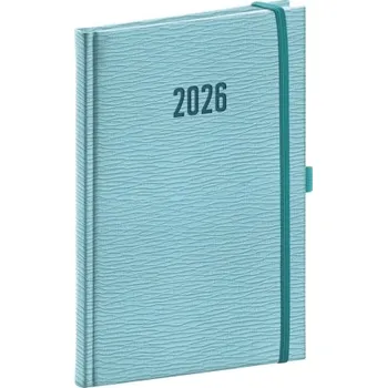 Diář Rivoli týdenní světle modrý diář A5