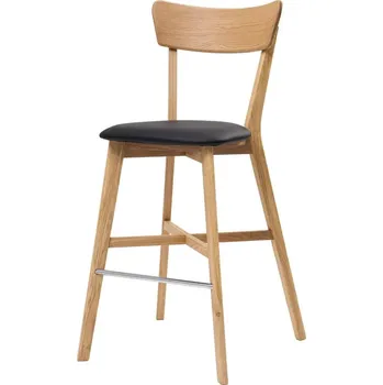 Jídelní židle Barová židle Diana s černou koženkou