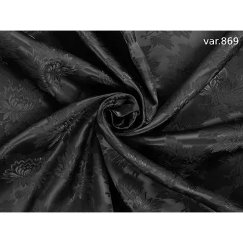 HEDVA ČESKÝ BROKÁT Ondrin 160 krojový brokát MALÝ KVĚT černá | 869