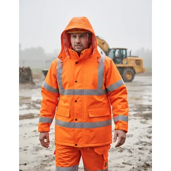 pracovní bunda Portwest Bunda TRAFFIC WINTER 4v1, různé barvy Velikost XS oranžová