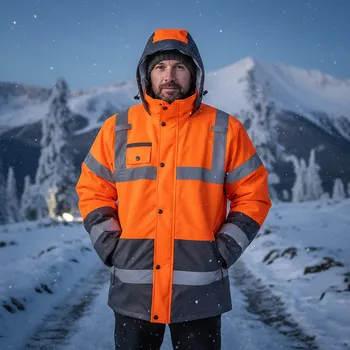 pracovní bunda Portwest Bunda GIMBA WINTER, různé barvy Velikost M oranžová/šedá