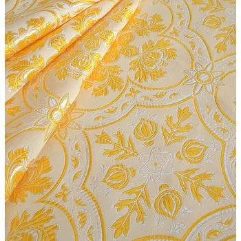 HEDVA ČESKÝ BROKÁT Luxusní brokát 160 50749 ČTYŘLÍSTEK ecru | R51