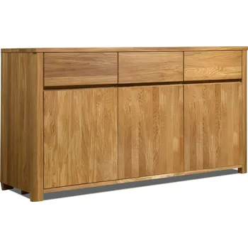 Komoda Masivní dubová komoda Lausanne 3Z 3D