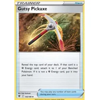 Sběratelská karetní hra Pokémon ASR 145/189 Gutsy Pickaxe - Astral Radiance Stav: Near Mint, Verze: REVERSE HOLO