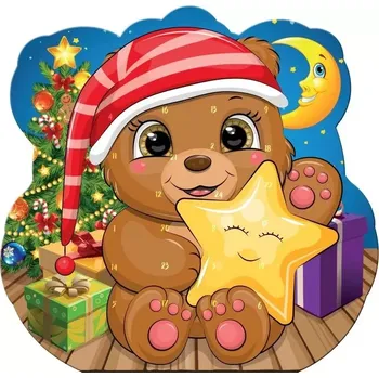 Čokoláda Fikar Adventní kalendář Medvěd 40 g