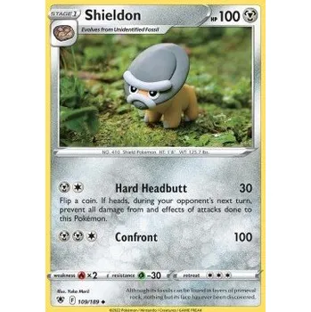 Sběratelská karetní hra Pokémon ASR 109/189 Shieldon - Astral Radiance Stav: Near Mint, Verze: REVERSE HOLO