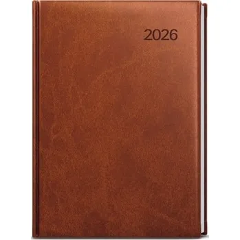 Diář Vivella denní hnědý diář A5 David
