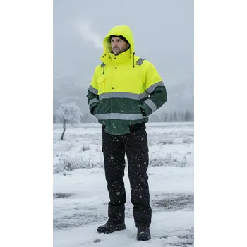 pracovní bunda Portwest Bunda GREENNWELL WINTER 3v1, žluto/zelená Velikost XXL žlutá/zelená