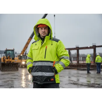 pracovní bunda CXS Bunda BENSON CXS WINTER Velikost XXL žlutá/černá