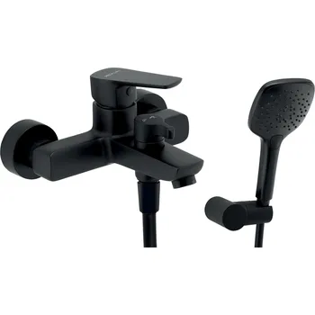 Vodovodní baterie Vanová nástěnná baterie METALIA 58 ECO, 150 mm, černá