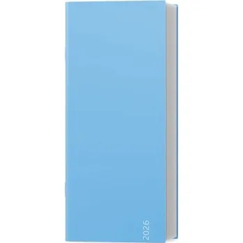 Diář Lamino měsíční bledě modrý kapesní diář Božka