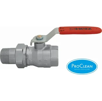 Ventil HERZ Kulový kohout HERZCULES šroubení / F ovládání páka ocel Dimenze: DN20