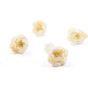 umělá květina Shola - dekorační květ Pivoňka Slonovinová kost (Ivory)